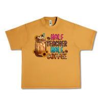 Peanut Butter half teacher half coffee Urban Heavy Tee - JahusDesignShop