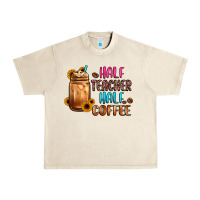 Sandshell half teacher half coffee Urban Heavy Tee - JahusDesignShop