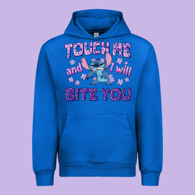 Touch Me And I Will Bite You Urban Hoodie Designed By Texasbilliewilder