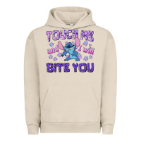 Pigment French Oak touch me and i will bite you Urban Hoodie - texasbilliewilder