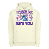 Pigment Pistachio touch me and i will bite you Urban Hoodie - texasbilliewilder