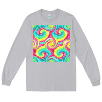 Moon Dust Tie Dye Seamless Pattern Long Sleeve Tee - BundleAndBundleShop