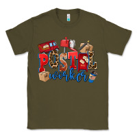 Army Green postal worker Classic Tee - AdoDesignShop