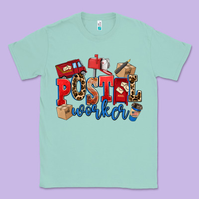 Postal Worker Classic Tee Designed By Adodesignshop