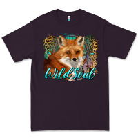 Plum wild soul fox with dream catcher Premium Tee - BarkalooDesign