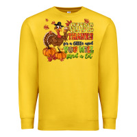 Lemon give thanks for a little and you will find a lot Premium Sweatshirt - MaliasSmallBusiness