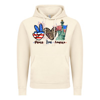 Vintage Artic Peace love america 4th of july Vintage Hoodie - CowGirlArtShop
