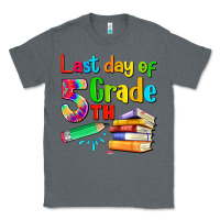 Charcoal Heather last day of fifth grade Classic Tee - Artiststas