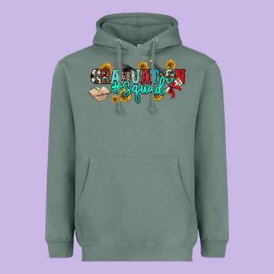 Graduation Squad Heavyweight Hoodie Designed By Nancycooperartshop