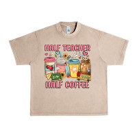 French Oak half teacher half coffee Urban Heavy Tee - JahusDesignShop