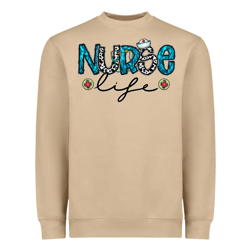 Nurse Life Heavyweight Sweatshirt by CowhideDigitalArt | Teevron