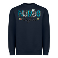 Navy Nurse life Heavyweight Sweatshirt - CowhideDigitalArt