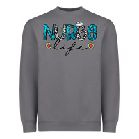 Storm Nurse life Heavyweight Sweatshirt - CowhideDigitalArt