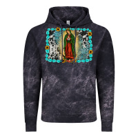 Cloud Black Gemstone our lady of Guadalupe Vintage Hoodie - JahusDesignShop