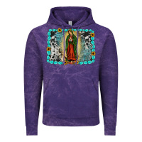 Cloud Purple Gemstone our lady of Guadalupe Vintage Hoodie - JahusDesignShop