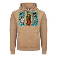 Vintage Coffee Gemstone our lady of Guadalupe Vintage Hoodie - JahusDesignShop