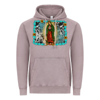 Vintage Zinc Gemstone our lady of Guadalupe Vintage Hoodie - JahusDesignShop