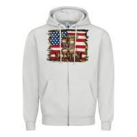 Proud Veteran Zipper Hoodie | Teevron