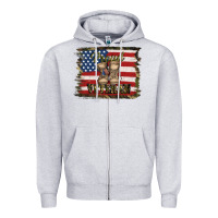 Heather Grey proud veteran Zipper Hoodie - Jasminsmagicworld