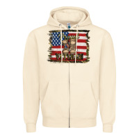 Sandshell proud veteran Zipper Hoodie - Jasminsmagicworld