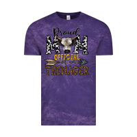 Cloud Purple proud mom official of an teenager Vintage Tee - CowhideDigitalArt
