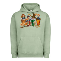 Pigment Oil Green wizards coffee cups Urban Hoodie - texasbilliewilder