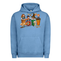 Pigment Pebble Blue wizards coffee cups Urban Hoodie - texasbilliewilder