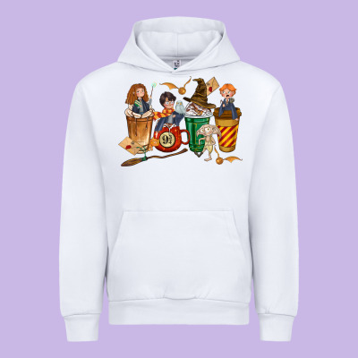 Wizards Coffee Cups Urban Hoodie Designed By Texasbilliewilder