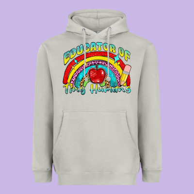 Educator Of Tiny Humans Heavyweight Hoodie Designed By Nancycooperartshop