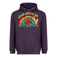 Plum educator of tiny humans Heavyweight Hoodie - NancyCooperArtShop