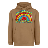 Toasted Coconut educator of tiny humans Heavyweight Hoodie - NancyCooperArtShop
