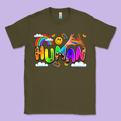 Human Pride Classic Tee Designed By Lillyallendesigns