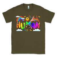 Army Green human pride Classic Tee - LillyAllenDesigns