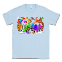 Dusty Blue human pride Classic Tee - LillyAllenDesigns