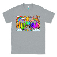 Heather Grey human pride Classic Tee - LillyAllenDesigns