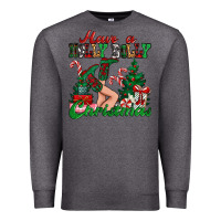 Charcoal Heather have a holly dolly christmas Premium Sweatshirt - MaliasSmallBusiness