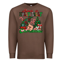 Chestnut have a holly dolly christmas Premium Sweatshirt - MaliasSmallBusiness