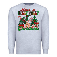 Have A Holly Dolly Christmas Premium Sweatshirt | Teevron