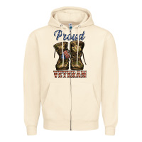 Proud Veteran Camo Shoes Zipper Hoodie | Teevron