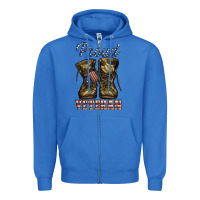 True Royal proud veteran camo shoes Zipper Hoodie - Jasminsmagicworld