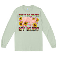 Matcha western don't go bacon my heart pig Long Sleeve Tee - Artiststas