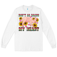 White western don't go bacon my heart pig Long Sleeve Tee - Artiststas