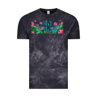 Cloud Black cactus and flowers mama libbey glass Vintage Tee - HRA Design Shop