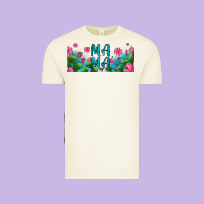 Cactus And Flowers Mama Libbey Glass Vintage Tee Designed By Hra Design Shop
