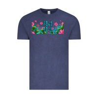 Vintage Denim cactus and flowers mama libbey glass Vintage Tee - HRA Design Shop