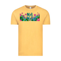 Vintage Mustard cactus and flowers mama libbey glass Vintage Tee - HRA Design Shop