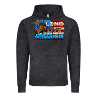 Vintage Black Long live freedom 4th of july Vintage Hoodie - Neo Western