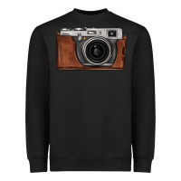 Black vintage camera Heavyweight Sweatshirt - FaDigitalArtStudio