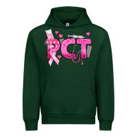 Forest Green breast cancer pct patient care technician Urban Hoodie - texasbilliewilder