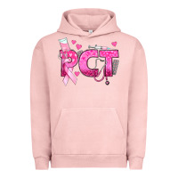 Pigment Salmon breast cancer pct patient care technician Urban Hoodie - texasbilliewilder